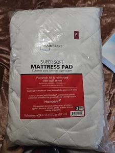 Mainstays Super Soft Quilted Mattress Pad, FULL - Picture 1 of 2