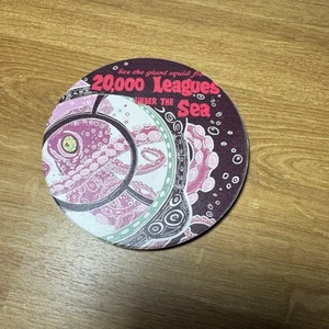 Disney Parks Adventureland 20,000 Leagues Under The Sea Art Stone Drink Coaster - Picture 1 of 2