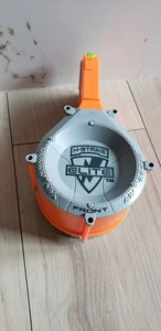 NERF N Strike Elite 25 Round Drum Magazine Orange With Darts Replacement - Picture 1 of 4