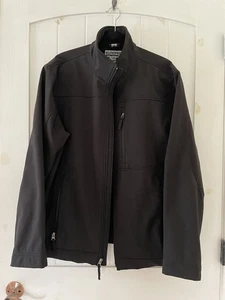 Weatherproof 32 Degrees Mens Fleece Lined Jacket Black Size L Pockets - Picture 1 of 4