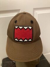 Domo Kun Adjustable Snapback Hat Cap Trucker Flat Brim Mouth Licensed Big Tent 