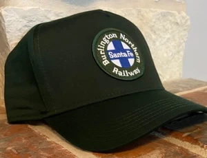 Cap / Hat (Dark Green)- BURLINGTON NORTHERN SANTA FE (BNSF) Railroad #22296- NEW - Picture 1 of 3
