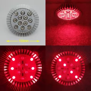 36W PAR38 Deep Red 730nm / 660nm / 850nm 830nm LED Lamp Light Bulb Therapy Plant - Picture 1 of 10