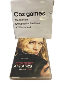 Covert Affairs The Complete Series 3 Season 3 Dvd Region 1 USA Version - Picture 1 of 9