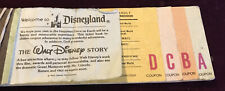 VINTAGE Disneyland All Original Adult 1970’s Ticket Book Free Shipping