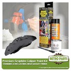 Graphite Grey Brake Caliper Drum Paint Kit For Vauxhall High Gloss Finish