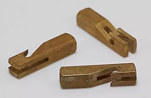 3x Brass Pendulum Hook French Steel Rod Clockmakers Replacement Spares Repairs - Picture 1 of 4