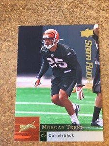 2009 Upper Deck Football Star Rookie # 201 Morgan Trent RC