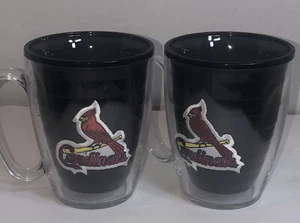 PARCHE ST.LOUIS CARDINALS FONDO NEGRO PARCHE REAL BONITAS Tazas de Café Tervis - Imagen 1 de 7