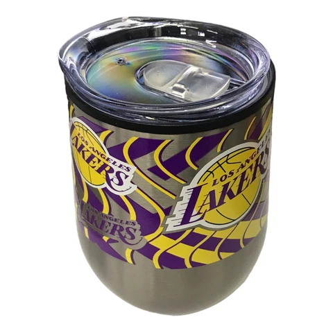 NBA Los Angeles Lakers 11oz Stainless Steel Wine Tumbler Cover
