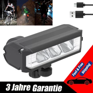 LED Mountainbike Lichter Wiederaufladbares Fahrrad 2000MAH LED MTB Frontlampe - Bild 1 von 20