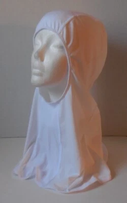 Nike Pro Sport UV Contoured HIJAB White/White Women M/L - Image 1 of 4