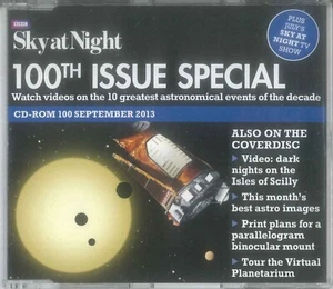 BBC Sky At Night Cd-Rom, 100th Issue Spéciale, #100 Septembre 2013, Windows, Mac - Photo 1/2