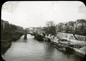 Péniches Canaux Ecluses Ports c. 1900 - Lot de 8 Positif Verre 10 x 8 - VL 2 - Foto 1 di 8