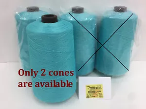 A & E Wildcat Plus Tex 35, Turquoise 46663, 2ea/16oz Textured Polyester Thread - Picture 1 of 5