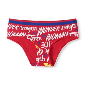DC Comics Wonder Woman Womens Juniors Hipster All Over Print Panty Underwear - Picture 1 of 1