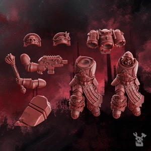 Crimson Wings Lazarus - DakkaDakka - Grtimdark - Blood Angel Proxy - Bild 1 von 1