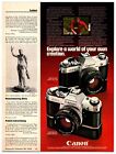 1978 Canon 35mm Kamera filmowa Oryginalna reklama drukowana (11 x 5,5)