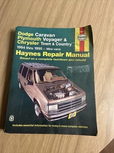 Haynes Repair Manual Dodge Caravan Plymouth Voyager Chrysler 1984-1995 #30010 - Picture 1 of 5