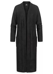Damen Violet Jacke Longform Cardigan 2-Pockets offen schwarz N21106834 - Bild 1 von 3