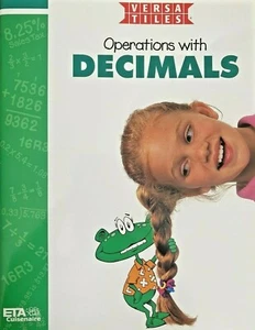 ETA Versa Tiles Level 6 Operations with Decimals Math Lab VersaTiles - Picture 1 of 2