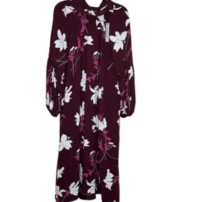 NWT Prologue Floral Raglan 3/4 Sleeve Midi Dress Sz S - Picture 1 of 8