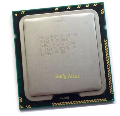 Intel Xeon L5640 2.26 GHz LGA1366 6 cores 12 threads SLBV8 CPU Processor 12 MB - Image 1 of 4