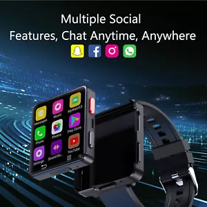 Smartwatch 2,64" grande schermo HD doppia fotocamera 3+32G videochiamata smartwatch wifi - Foto 1 di 18
