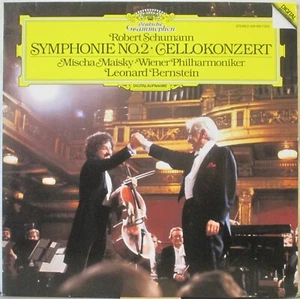 SCHUMANN Symphony No 2 / Cello Concerto LP Mischa Maisky; Vienna Phil. BERNSTEIN - Picture 1 of 1