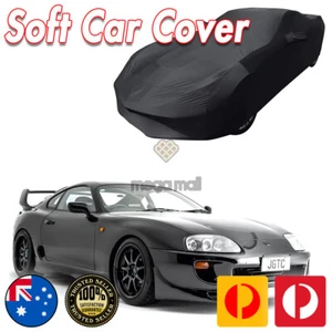 Black Show Car Dust Cover for Toyota Supra Washable Soft Plush - Picture 1 of 4
