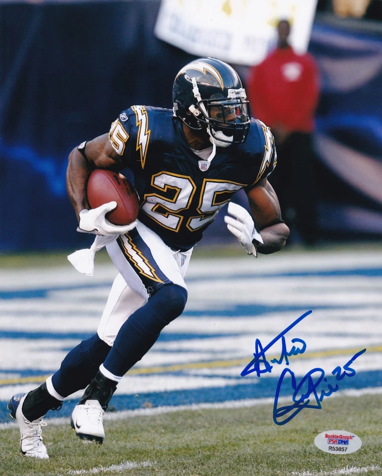 Antonio Cromartie Signed Chargers Football 8x10 Photo PSA/DNA Rookie Year Auto'd - Image 1 of 4