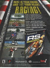 RS Riding Spirits Print Ad/Poster Art Playstation 2 PS2
