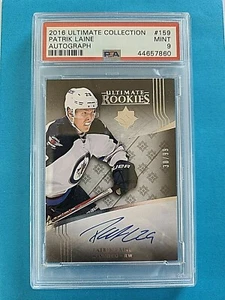 2016-17 Patrik Laine Ultimate Rookie Autograph RC Auto /99 PSA 9 MINT - Picture 1 of 2