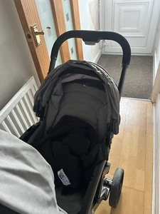 Joie Evalite Duo Double Tandem Baby Stroller Buggy -Grey Raincover Included - Picture 1 of 3