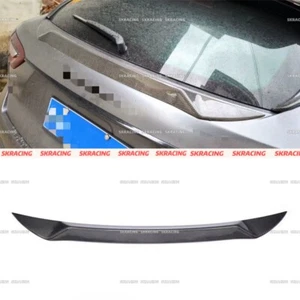 FOR MASERATI LEVANTE 2017-20 REAL CARBON REAR MIDDLE TRUNK SPOILER WINDOW WING - Picture 1 of 10