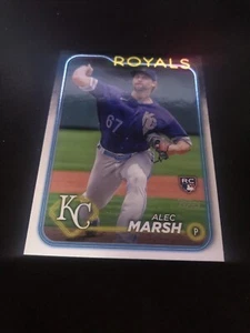 2024 Topps Series 1 #163 Alec Marsh Kansas City Royals Baseball Card RC Rookie - Picture 1 of 1