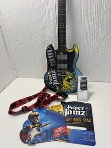 WowWee Paper Jamz Guitar Series 2, Style 12 (6216) (Yellow/Blue) Tested Works - Picture 1 of 17