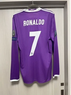 MINT #7 Ronaldo 2016/17 Real Madrid Player Issue Away Jersey Final Match day 8 - Image 1 of 4