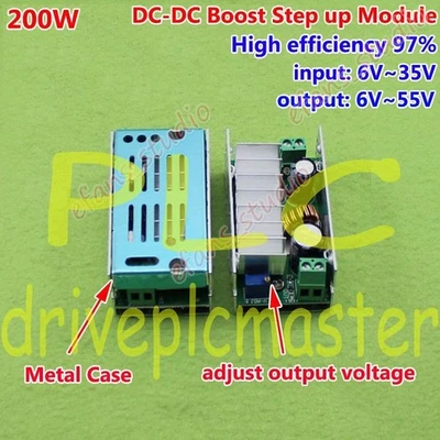 1xDC-DC Step up Voltage Converter 6-35V To 6-55V 12V 24V 48V Power Supply Module - Image 1 of 4