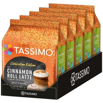 TASSIMO Kapseln Limited Edition Cinnamon Roll Latte T Disc 5 x 8 Kaffee Getränke - Bild 1 von 4