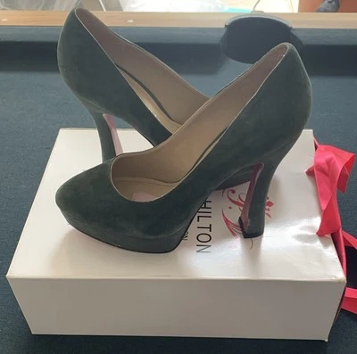 Paris Hilton Stiletto Pumps Heels-Green- Size 9M-BRAND NEW! - Image 1 of 4