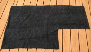 Berber Sherpa Fleece Faux Lambwool Fabric Fur Lining Sewing Crafts Cloth Black - Picture 1 of 3
