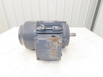 Techtop GR3-CI-TF-184T-4-B-D-5 AC Motor 5Hp 1745rpm 230/460v 3ph 184T TEFC - Image 1 of 4