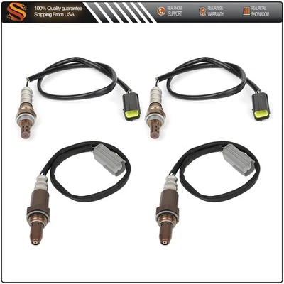 Sensor de oxígeno relación combustible aire 4 piezas para 08-10 Infiniti EX35 3,5 L delantero trasero Foto 1 de 4