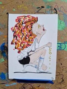 Sands of Time Graphite Waterbased Marker ACEO ORIGINAL OOAK Jmg - Picture 1 of 3