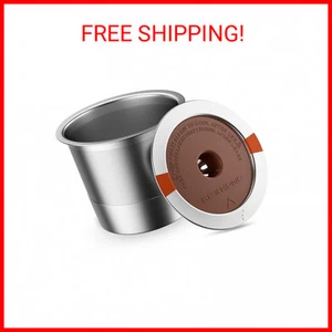 K Cup Reusable Coffee Pods, Universal Stainless Steel Reusable K Cups Compatible - Picture 1 of 2