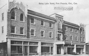 1931 Ontario Canada Rainy Lake Hotel Fort Francis occupation Postcard 25-7798 - Picture 1 of 2