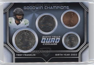 2024 Upper Deck Goodwin Champions Birth Year Coinage /50 Troy Franklin Rookie RC - Picture 1 of 3