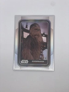 2023 Topps Star Wars Flagship Silver Rainbow Foil #93 Chewbacca - Imagen 1 de 1