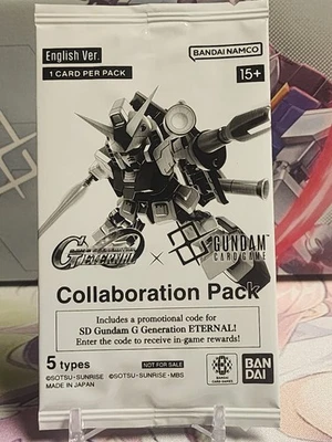Juego de Cartas Gundam TCG Promocional G-Eternal Paquete Colaborativo *Sellado *Inglés Foto 1 de 2